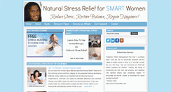 Desktop Screenshot of natural-stress-relief-women.com