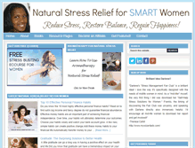 Tablet Screenshot of natural-stress-relief-women.com